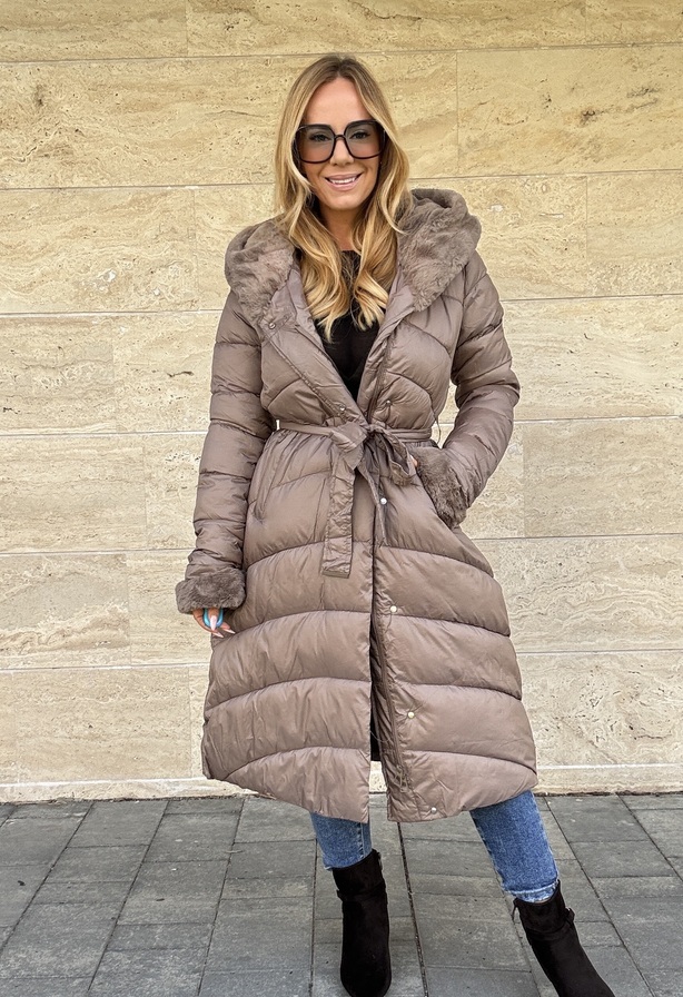 Glint kabát fangó – Innova Fashion